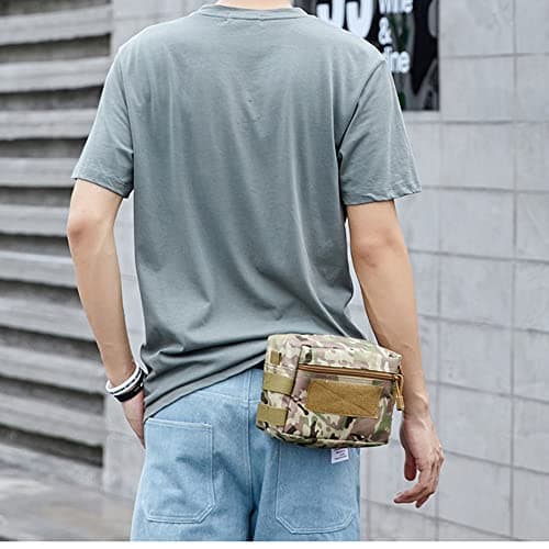 ACEXIER Army Molle Pouch Tactical Military Airsoft Organizer Daily Carry Recycling Bag Hunting Travel Waterproof Camo Tool Waist Pocket — view 3