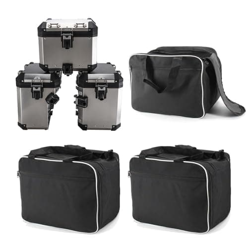 Motorcycle Pannier Bag For BMW R1200GS R1250GS For Adv Black Inner Bags R1250 R1250 Gs Adventure Motorcycle Luggage Bags Motorbike Saddle Bags(Three inner bags)