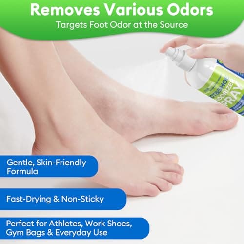 Shoe & Foot Deodorizer Spray for Smelly Shoes & Feet, Shoe Odour Eliminator — view 5