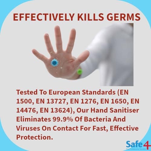 Safe4 Alcohol-Free Hand Sanitiser Foam – Kills 99.9% of Bacteria & Viruses – Fresh Eucalyptus – 50ml Travel Size — view 4