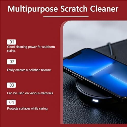 Watch Polishing Kit,Premium Watch Cleaning Kit & Watch Glass Scratch Remover,Watch Polish and Screen Scratch Repair,Polishing & Cleaning Paste with Sponge,Strap & Stainless Steel Scratch Remover,30g — view 3