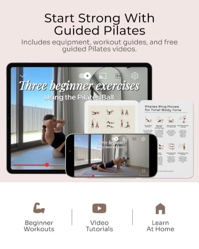Pilates Kit | Pilates Equipment Set for Home Workouts | Accessories & Guide — view 2