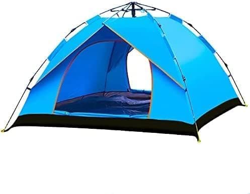 Suprills Pop Up Tent for 3-4 Person - Double Layer Instant Camping Tent, Holiday Essentials - Lightweight Tent for Beach, Camping,Hiking, Festival - Easy Set Up, Backpacking Tent water