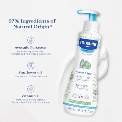 Mustela Hydra Bebe Baby Lotion - Subtle Natural Scent - Hydrating - 300ml — view 3