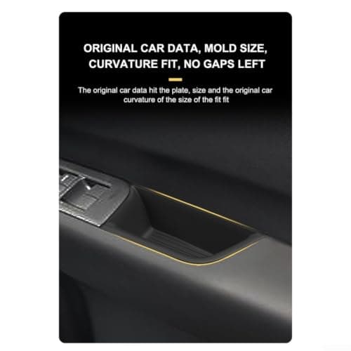 Car Door Pocket Organizer, Silicone Door Bin Liner, Anti Slip Storage — view 6