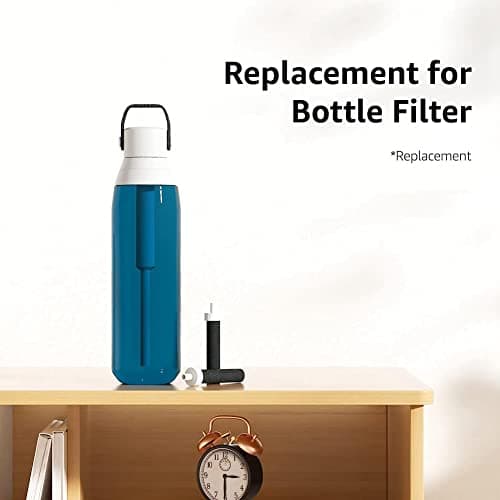 ROBMNE Replacement Activated Carbon Water Bottles Filters for BB06, Hard Edge, Sport Bottles Filters, 10 Count — view 5