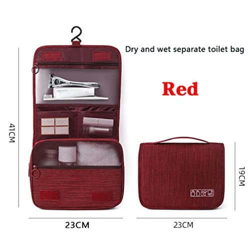 Toiletry Water Resistant Wash Bag - Travel Toiletry Cosmetic Bag Portable Shaving Bag Makeup Organizer — view 2