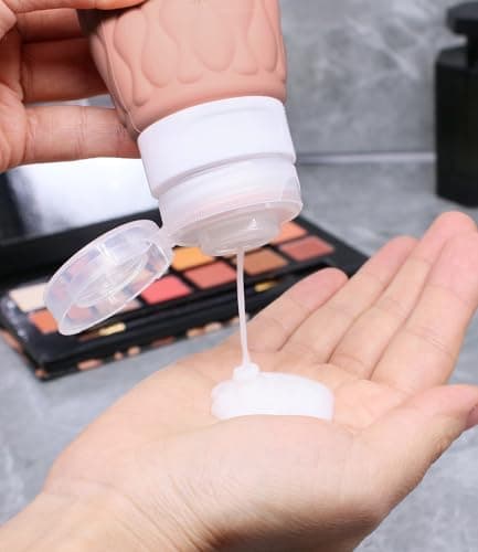 100ml Silicone Travel Bottles for Toiletries for Shampoo and Conditioner — view 4