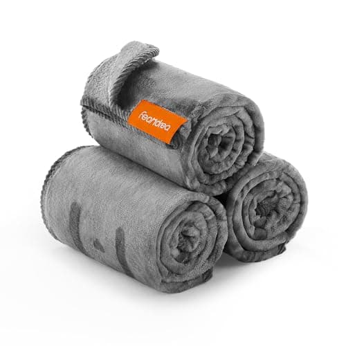 Feandrea 3-Pack Pet Blankets, Washable, M, 102 x 73 cm
