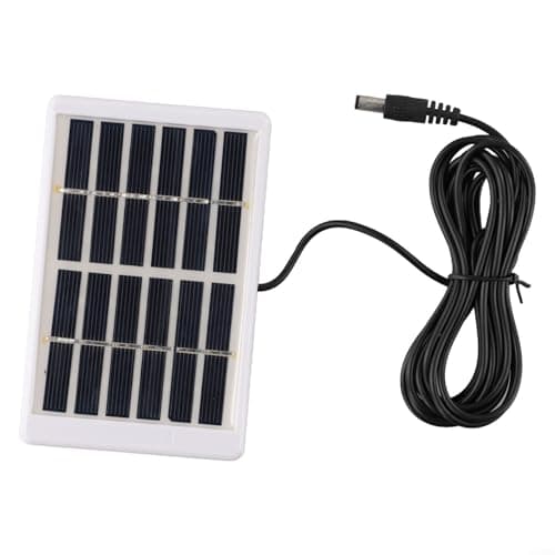 SiSinkal 5W 6V Polycrystalline Solar Panel with Frame and DC5521 Cable, Solar Charger for Outdoor Camping, Hiking, Travel, Mobile Devices, Batteries and Power Banks — view 2