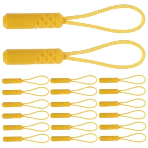 20pcs Cylinder Head Zipper Pull Rope Replacement for Bags Jackets