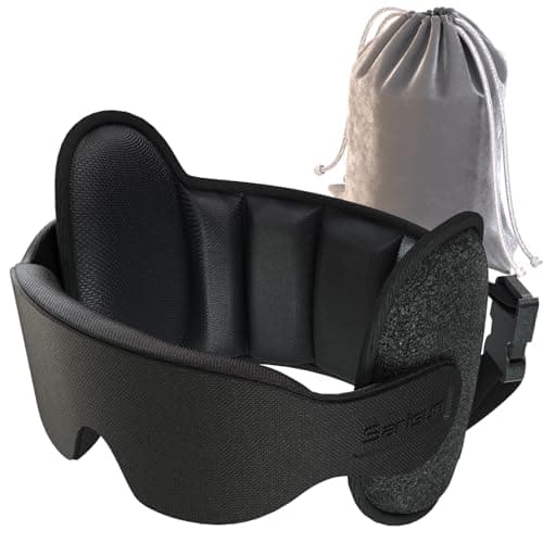 SARISUN Airplane Travel Pillow for Different Heights, Stable Head Support