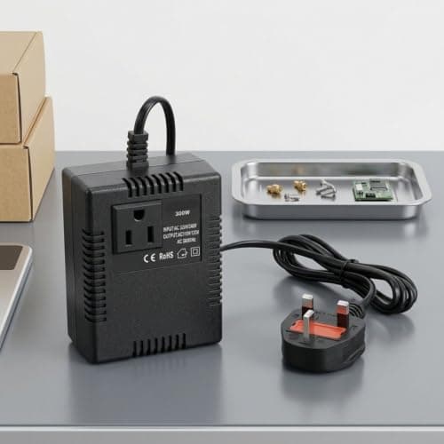 300W Step Down Voltage Converter 240V to 120V UK Transformer for POS WiFi — view 5