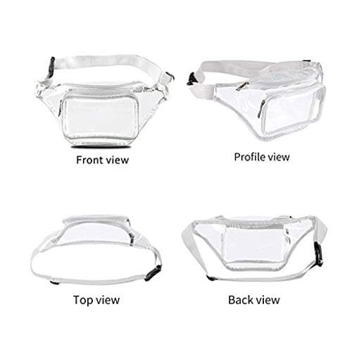 SXRQ Women Transparent Waist Pack Belt Bag Travel Hip Bum Small Purse Chest Plush Bag Chair Kidscrossbody Bags For Women — view 5