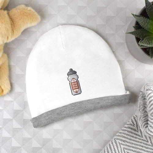 Azeeda 'Sports Water Bottle' Kids Slouch Hat - White (KH00045480) — view 2