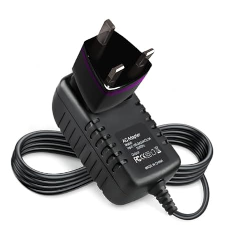Xzrucst 5V AC Adapter Compatible with Sainsbury's Cream Mini DAB/FM Digital Radio Sainsbury's SR-3 + British Standard Plug