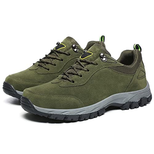 Legou Men's Hiking Shoes Outdoor Travel Sports Shoes Anti Slip Thick Sole Casual Shoes Green 7