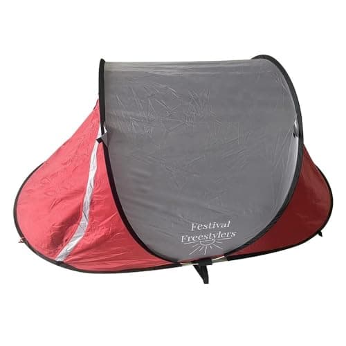 Festival Freestylers 2 person pop up tent, waterproof with sewn in ground sheet, light weight with handy carry case — view 2