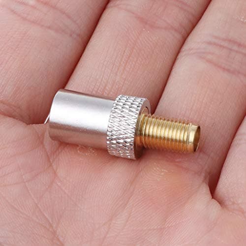 KSTZGTA SMA Female to IEC Male Plug Coaxial Adapter RF Connector Nickel Plated Antenne Fm, Silver — view 4