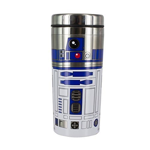 Paladone R2-D2 Travel Mug - Officially Licensed Star Wars Stainless Steel Flask, Novelty Gift for Lucas Film Fans, 450ml (15 fl oz) — view 4