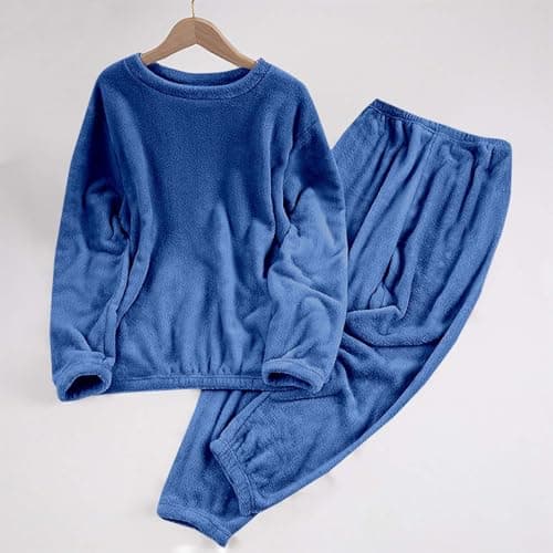 Flodxo Fleece Pyjamas Women Plus Size Teddy Pajamas Set 2 Piece Outfits — view 3