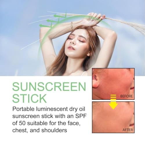Sunscreen Face Stick Non-greasy Broad Spectrum SPF 50+ UV Protection — view 5