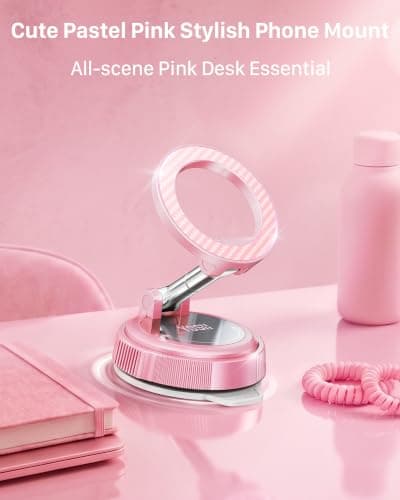 YOSH for MagSafe Car Mount, Magnetic Phone Holder for Cars, Pink — view 2