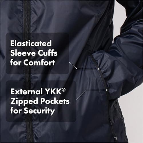 Mac in a Sac Origin II Waterproof Packable Jacket Unisex, Navy, S — view 4