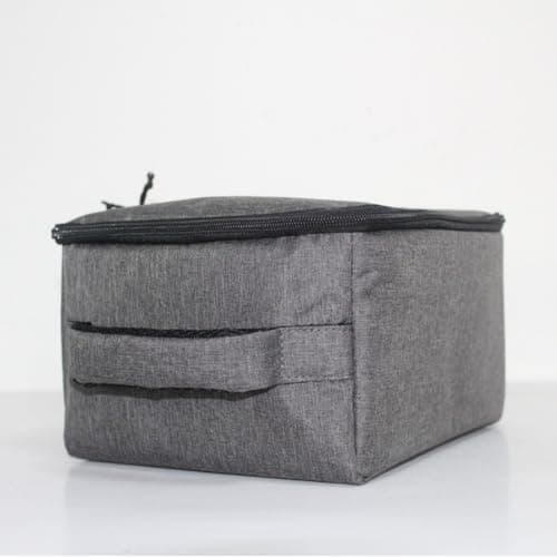 Pinafresa Waterproof Projector Carry Bag Universal Grey Handbag with Handle for Business and Travel Projector Storage Bag — view 2