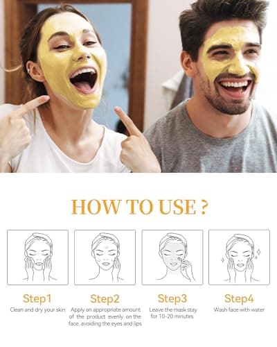 Clay Face Mask Kit-12Pcs Vitamin C Clean Clay Facial Masks Set for Women — view 6