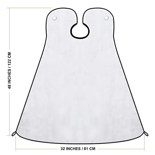 Beard Catcher Bib & Trimming Apron - Grooming Cape for Men — view 2