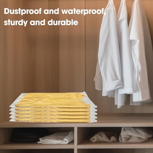 20 Pcs Reusable Ziplock Bags for Clothes 40x30cm Large Travel Zip Lock Bags Waterproof Luggage Organiser for Clothes Shoe Offices Supplies Cosmetics — view 6
