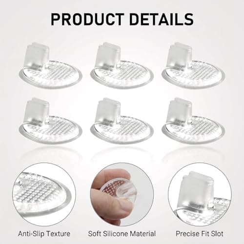 Gaomumu 3Pairs Silicone Thong Sandal Toe Protectors, Flip-Flop Toe Pads, Anti-Wear Foot Cushions, Forefoot Padding Inserts for Men and Women — view 3