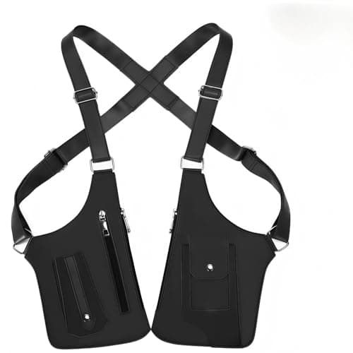 Curlady Double Shoulder Armpit Bag, Hidden Anti-Theft Underarm Strap Wallet