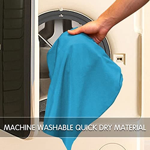 Kaket Sleeping Bag Liner 210 x 70 cm, Camping Sleep Bag Liner with Pillow Slot, Portable Lightweight Travel Sheet for Camping Hostels Picnic Hiking (Sky Blue) — view 6
