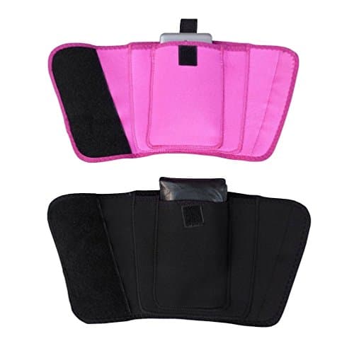 LTG PRO® Concealed Ankle Leg Wallet Travel Pouch Passport Cash Mobile Safety Unisex (L - XL, Black) — view 3
