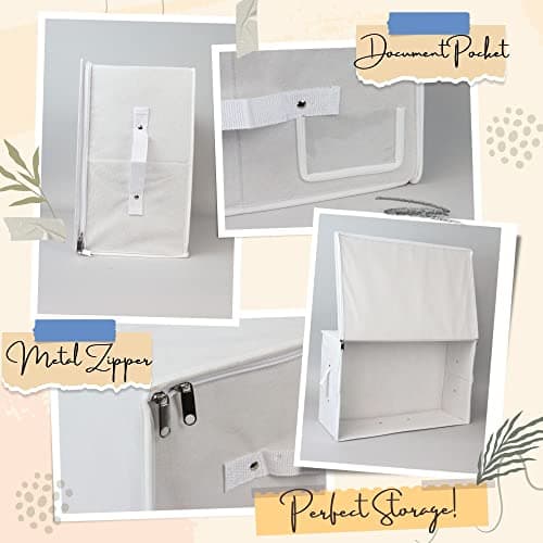 Hoesh UK - White Medium Wedding Dress Box With Lid & Acid Free Tissue - Bridal Gown Storage, Under Bed Clothes Organizer. — view 5