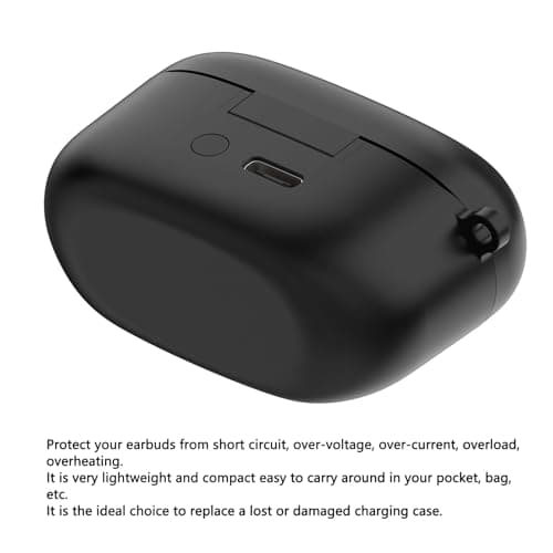 LICAEVEY Charging Case for Link Buds S, 590mAh Large Capacity, Compact Design with USB C Cable and Multiple Protections for Daily Commute and Workout — view 3