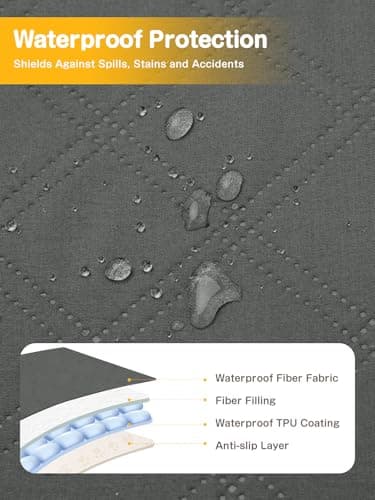HezzLuv Waterproof Dog Blanket, Soft Bed Cover Pet Blankets Anti-Slip Mat — view 3