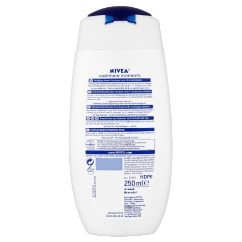 Nivea Cashmere Indulgent Moisture Shower Cream, 250 ml Packaging May Vary (Pack of 3) — view 2
