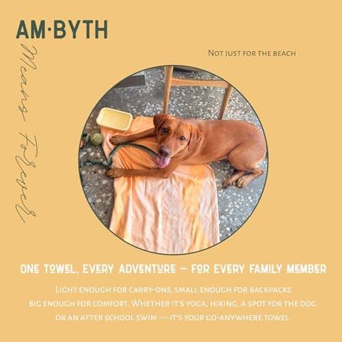 Perevor Microfibre Beach Towel XL - Quick Dry, Sand Free Travel Towel — view 3