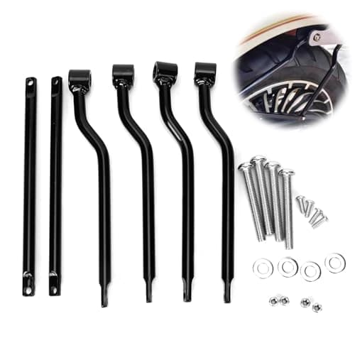 1 Set Saddle Bag Bracket, 12mm/0.5in Motorcycle Saddlebag Side Support Bars — view 6
