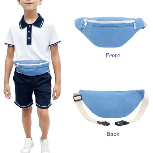 Dzxin Fanny Pack,Kids Bum Bag Bumbag Cartoon Hipsack Belt Bag Waist Bag Fanny Pack Fabric Nylon Money BeltCrossbody Chest Bag for Children Grils Boys Running Hiking Travel Sports — view 4
