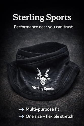 Sterling Sports Windproof Neck Warmer: Thermal Fleece Scarf for Motorbike, Cycling, Skiing - Ideal Motorbike Gifts & Accessories for Men & Women - Versatile Snood Scarf & Neck Tube — view 5