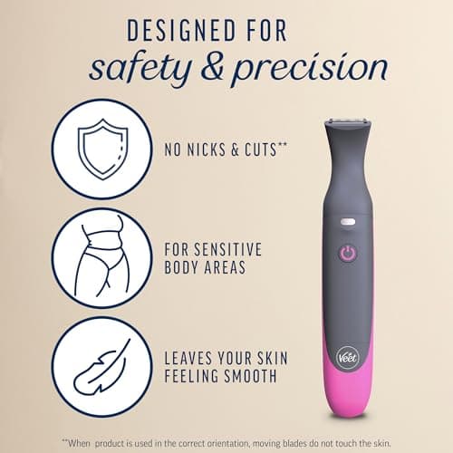 Veet Expert Women's Electric All-in-One Trimmer, Bikini, Face & Body — view 4