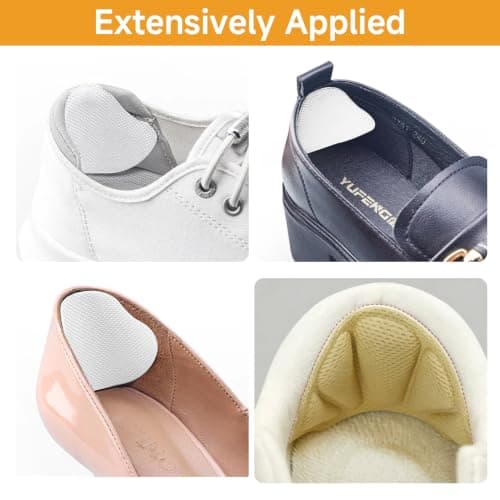 11 Pairs Heel Repair Patch Set, Self Adhesive Cushion Protector Inserts for Sneaker Trainer Interior Lining Restoration, Footwear Maintenance Accessories for Walking Running Travel Office Comfort Use — view 6
