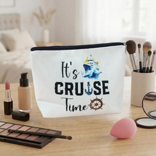 Cruise Essentials,It's Cruise Time Make up Organiser Makeup Case — view 4