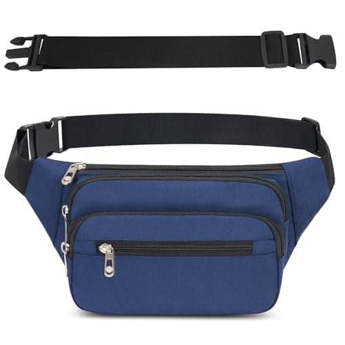 IHIGOGOFA Bumbags Waist Fanny Pack Fashion Bum Bag with 65cm Extended Belt for Dog Walking Climbing Hiking Travel Cycling Girls Ladies Men Women
