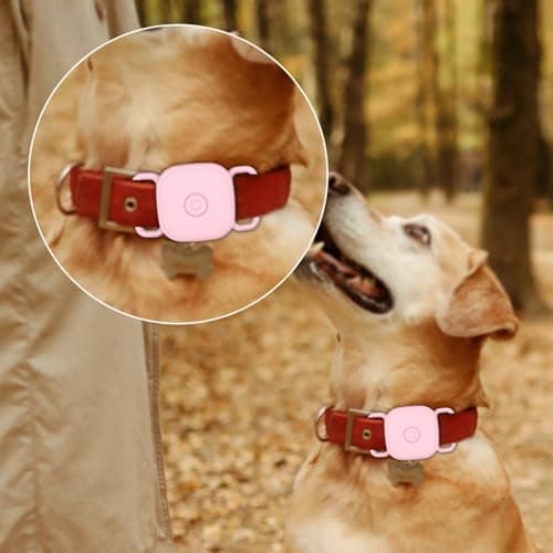 Dog Collar Case Scratchproof Covers Silicone Case for Pet Necklace Protective Holder for Tile by Life360 Trackers — view 2