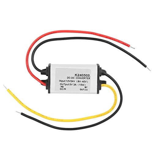 DC-DC 12 V/24 V to 5 V 3 A Adjustable Voltage Regulator Power Supply Module Expandable Stable Performance